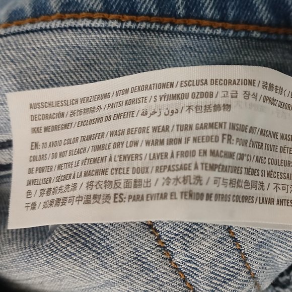 Abercrombie & Fitch Jeans Size 16 Curve Love 90s Slim Straight Ultra High Rise - Picture 11 of 11